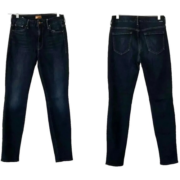 MOTHER Denim the High Waisted Looker Jeans in Coffee Tea or Me Size 28 - Picture 7 of 13